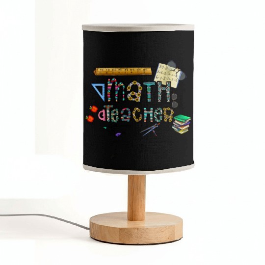 Math Teacher Fabric Lamps