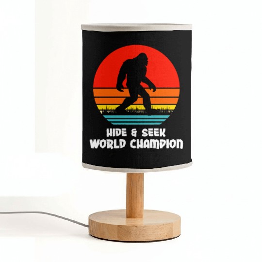 Hide and Seek BigFoot World Champion Fabric Lamps
