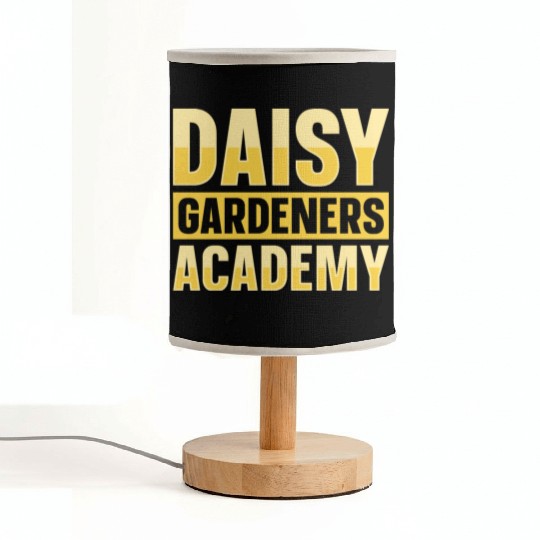 Daisy Garden Gardening Gardener Fabric Lamps
