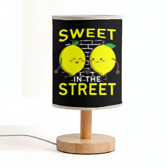 Sweet In The Street Sell Lemonade Funny Lemon Fabric Lamps