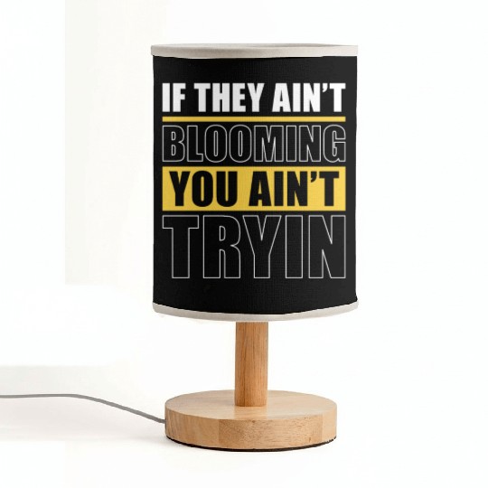 Daisy Garden Gardening Gardener Fabric Lamps