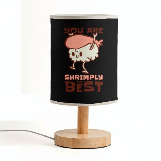 Asian Food Sushi Shrimp Food Sushi Lover Fabric Lamps
