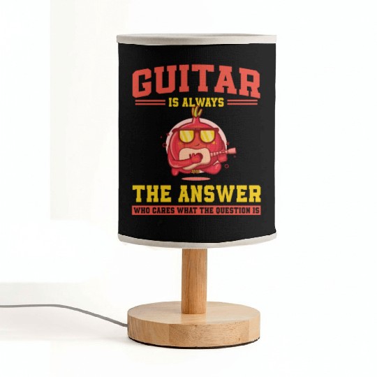 Onion Guitar Fabric Lamps