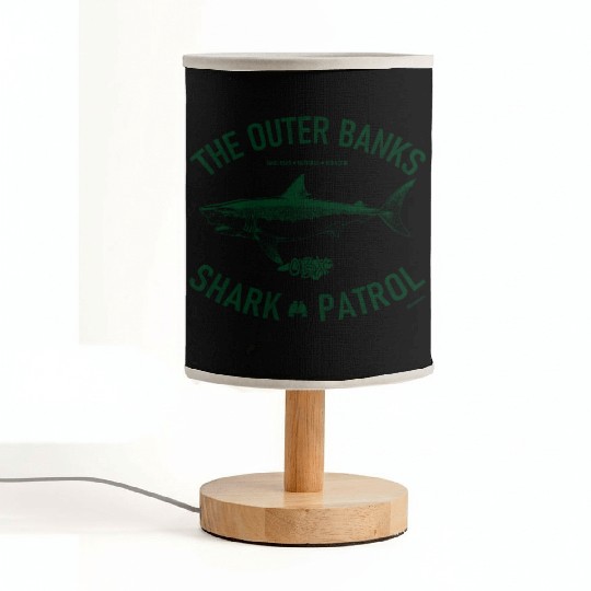 OBX Shark Patrol OBX Vintage Dark Green Fabric Lamps
