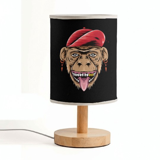 happy monkey head for Fabric Lamps