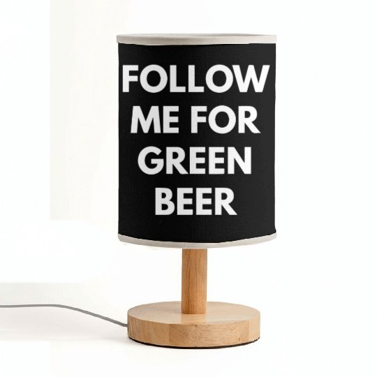Follow me for Green Beer Fabric Lamps