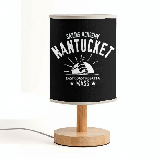 Nantucket sailing academy Fabric Lamps