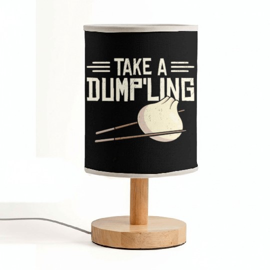 Dumpling Asian Food Chinese Food Fan Fabric Lamps