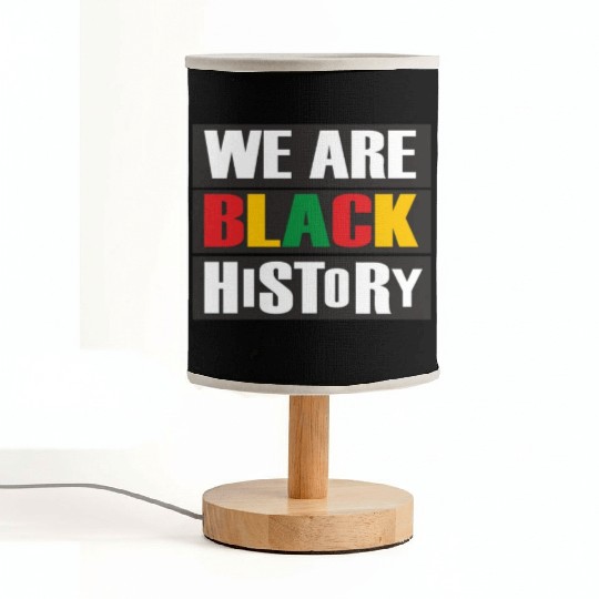 Juneteenth Day 1865, We Are Black History Fabric Lamps