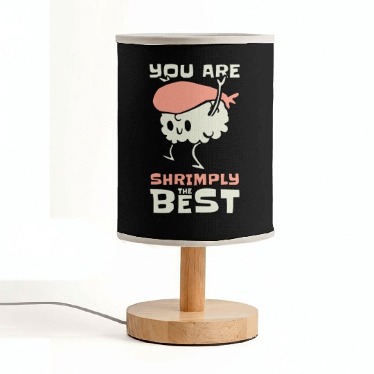 Asian Food Sushi Shrimp Food Sushi Lover Fabric Lamps