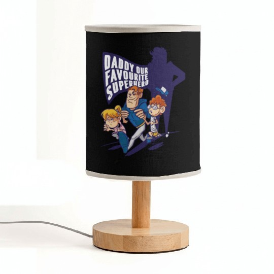 Funny Dad Design Fabric Lamps