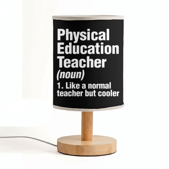 Physical Education Teacher Cooler PE Gym Coach Fabric Lamps