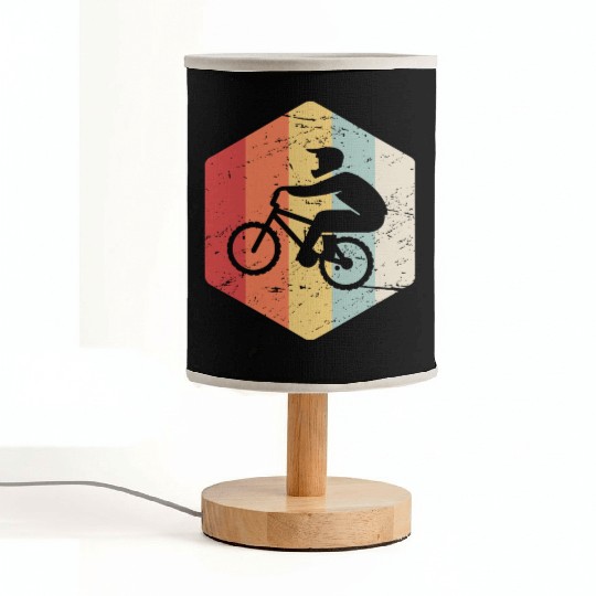 Retro Vintage Cycling Bicycle Motocross Racing Bmx Fabric Lamps