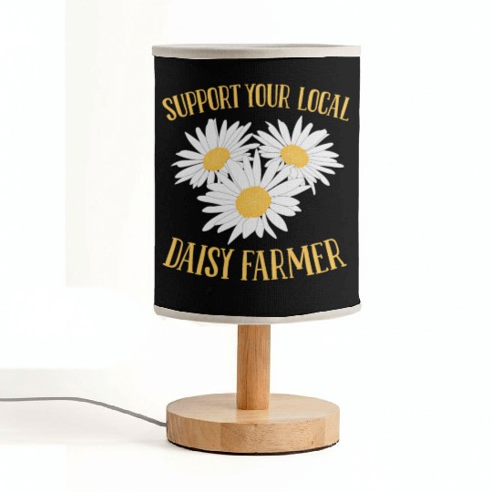 Daisy Garden Gardening Gardener Fabric Lamps