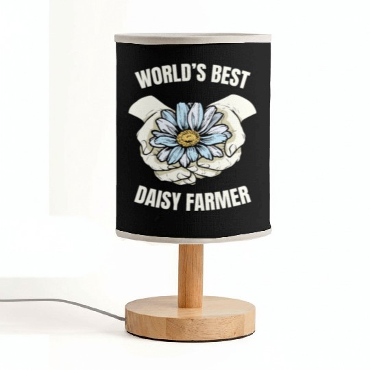 Daisy Garden Gardening Gardener Fabric Lamps