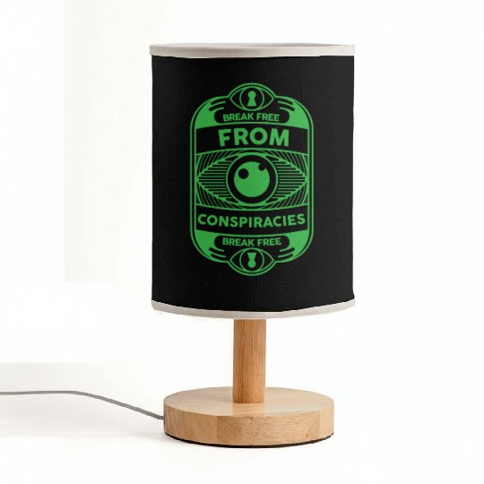 Break free from conspiracies Anti Conspiracy Fabric Lamps