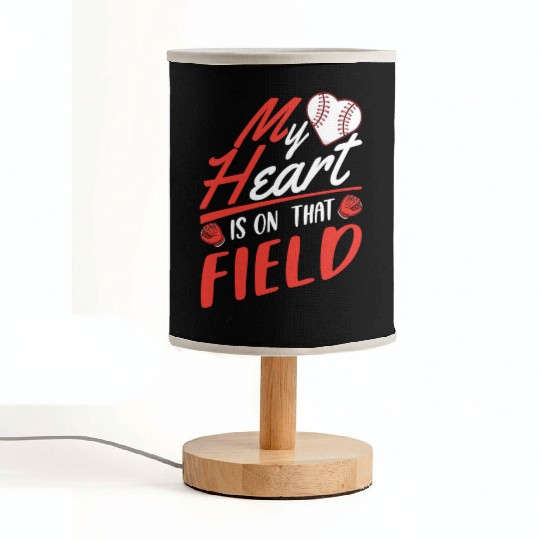 Baseball Mom Son Baseball Lover Fabric Lamps
