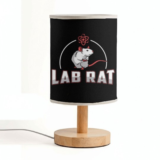 Lab Tech Lab Rat Laboratory Science Technician Fabric Lamps