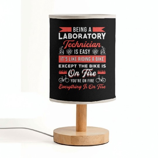 Being A Laboratory Technician Science Lab Tech Fabric Lamps