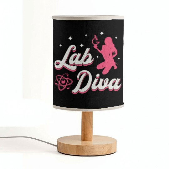 Lab Diva Laboratory Technician Science Lab Tech Fabric Lamps