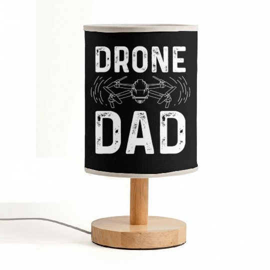 Drone Dad Computer Expert Gift Fabric Lamps