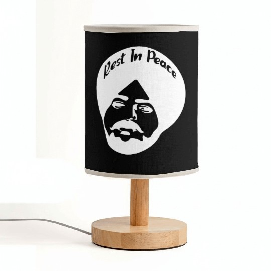 Rest in peace Sidhu Moose Wala rip Fabric Lamps