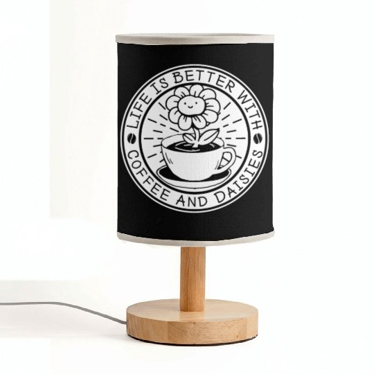 Daisy Garden Gardening Gardener Fabric Lamps