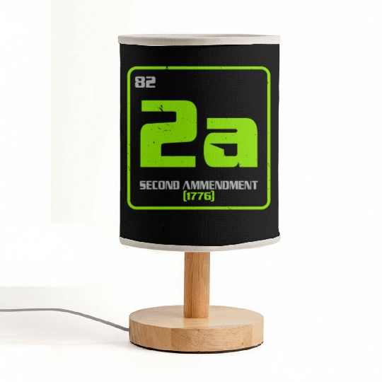 Second Amendment Gun Rights 2nd Amendment America Fabric Lamps