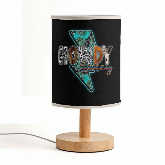 Howdy Hooney Fabric Lamps