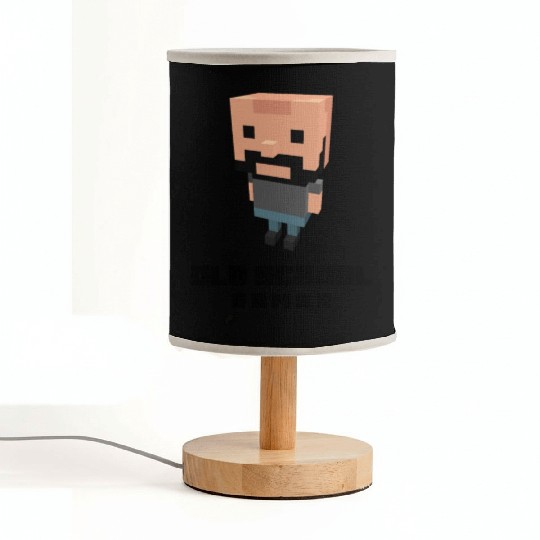Old school gamer Fabric Lamps