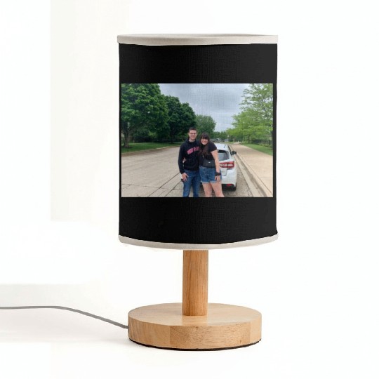 Emily and her boyfriend Fabric Lamps