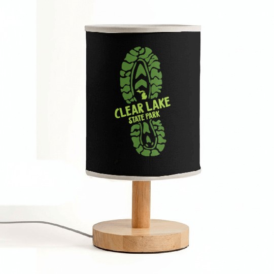 Clear Lake State Park Michigan MI Vacation Hiking Fabric Lamps