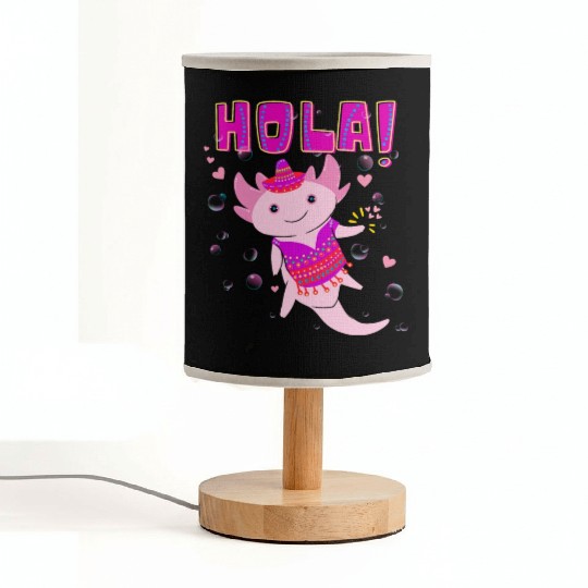 Hola Cute Axolotl - 3 Fabric Lamps
