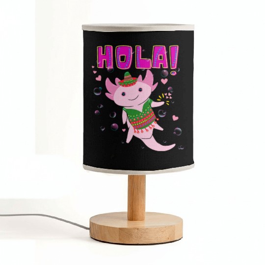 Hola Cute Axolotl - 6 Fabric Lamps