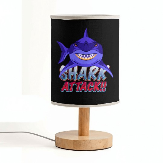 Shark Attack Fabric Lamps