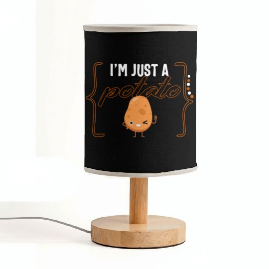 Potato Vegetable Fabric Lamps, I'm Just A Potato Fabric Lamps,