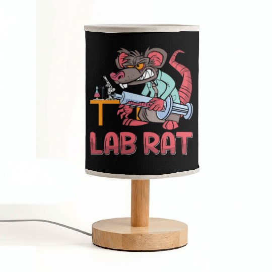 Lab Tech Lab Rat Laboratory Chemist Technician Fabric Lamps