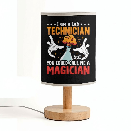Lab Tech I Am A Lab Technician Laboratory Science Fabric Lamps