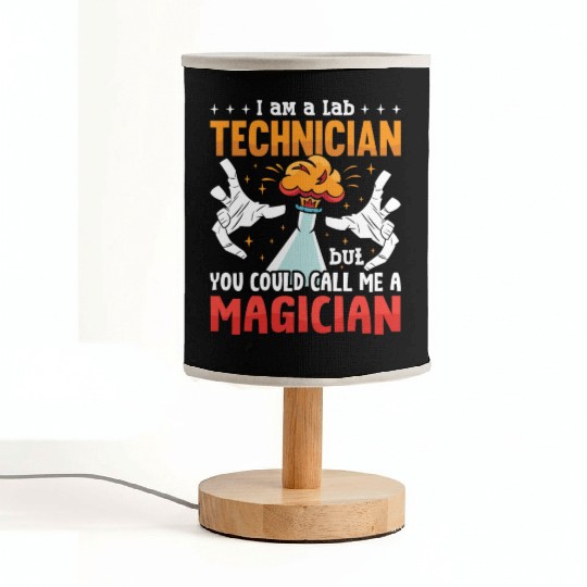 Lab Tech I Am A Lab Technician Laboratory Science Fabric Lamps