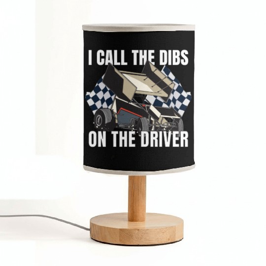 Sprint Car Mom Dirt Track Racing Racing Race Day Fabric Lamps