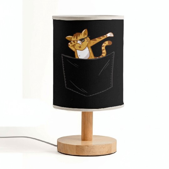 Pocket Cat Fabric Lamps