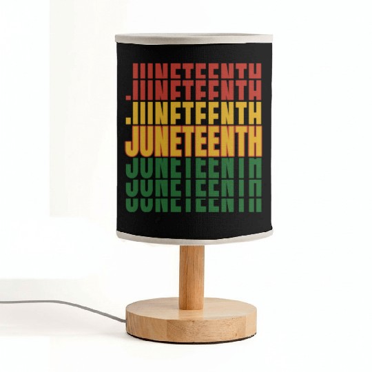 Juneteenth Black History Day Pride Gift Fabric Lamps