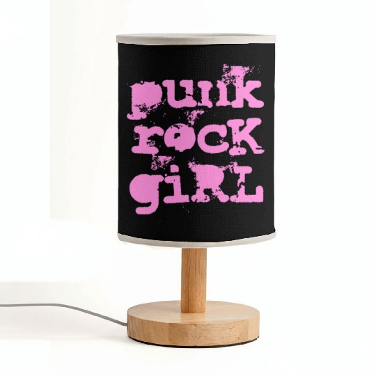Punk Rock Girl Fabric Lamps