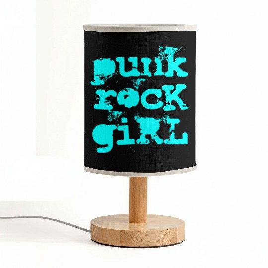 Punk Rock Girl Fabric Lamps