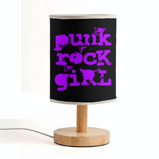 Punk Rock Girl Fabric Lamps