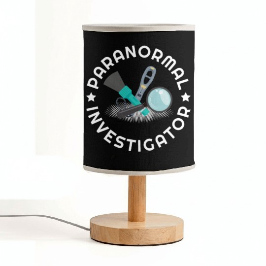 Ghost Hunting Paranormal Investigator Fabric Lamps