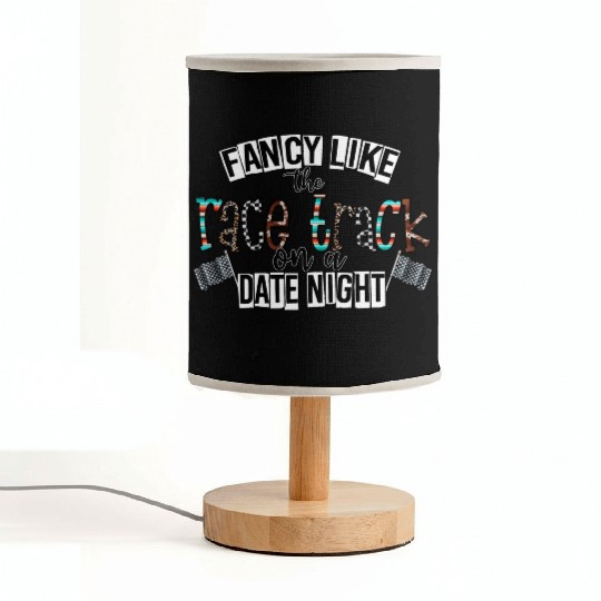 Fancy Like The Race Track On a Date Night Fabric Lamps