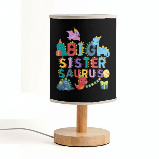 Big sister Saurus | Rawr Dinosaur Fabric Lamps | Family