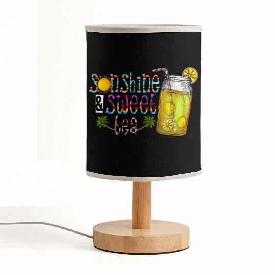 Sunshine Sweet Tea Fabric Lamps
