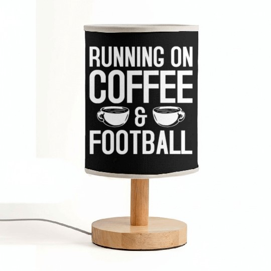 Coffee & Football Gift Fabric Lamps